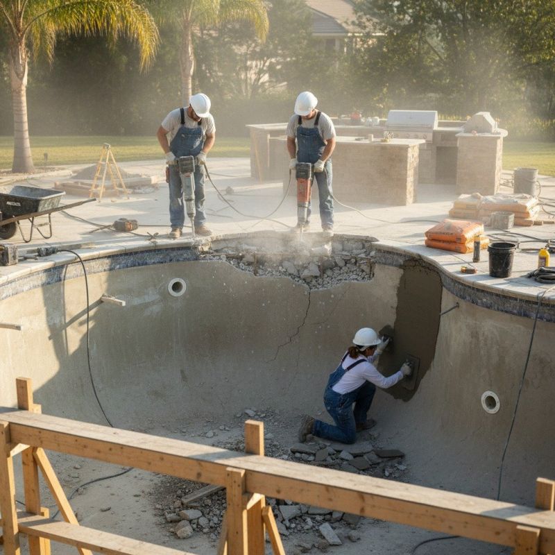 Concrete Pool Installation