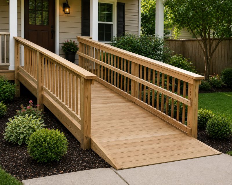 Accessible Ramp Installation in Conroe, TX
