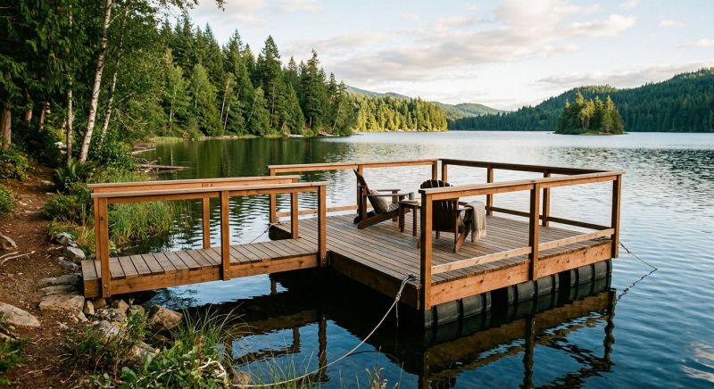Floating Deck Installation in Worcester, MA
