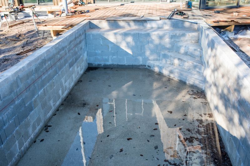 Concrete Pool Installation detail