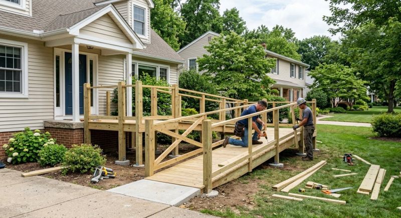 Mobility Ramp Installation in Wilmington, NC